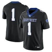 Men's Nike #1 Black Kentucky Wildcats Alternate Game Jersey