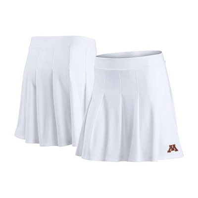 Women's Fanatics White Minnesota Golden Gophers Heritage Primary Skirt