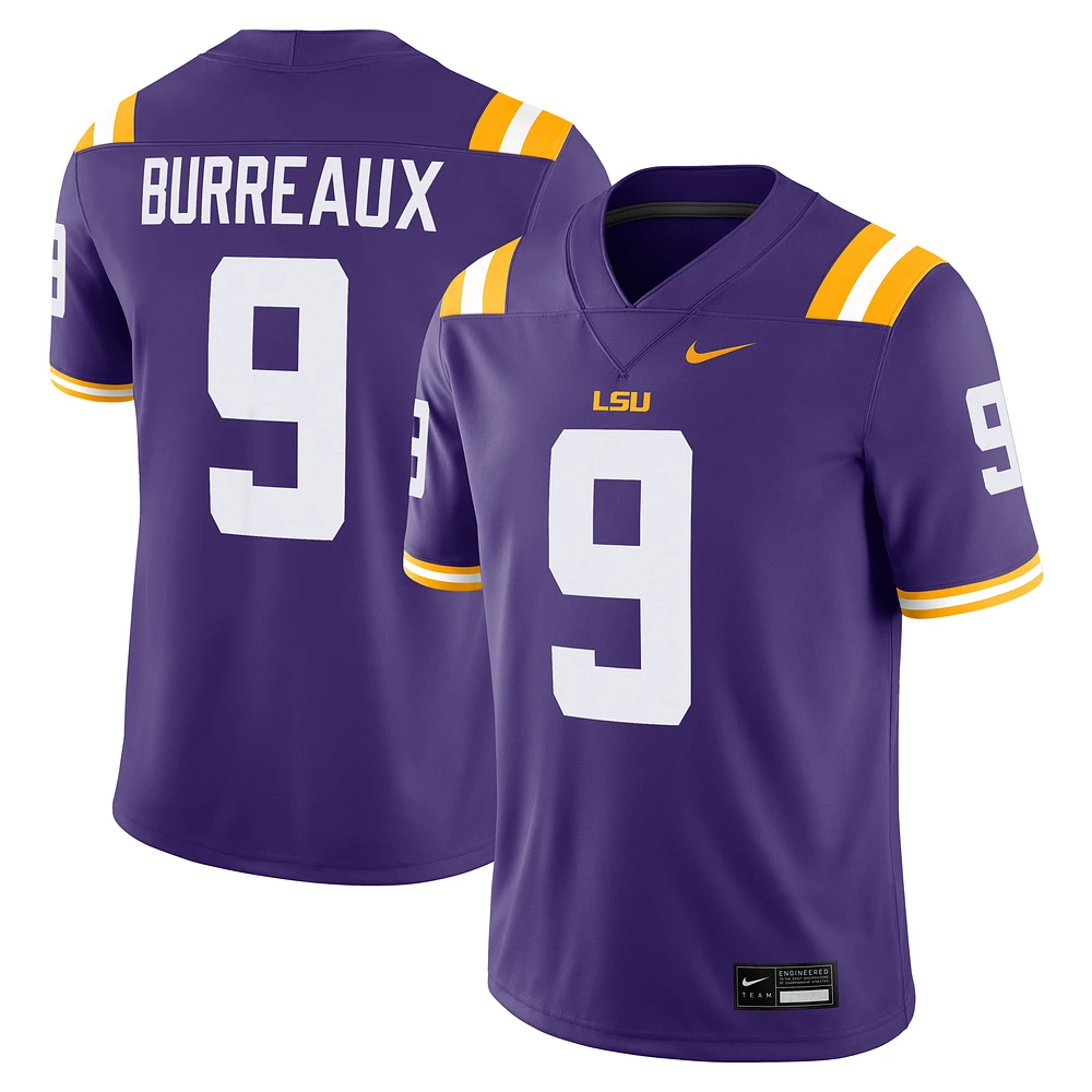 Men's Nike Joe Burrow Purple LSU Tigers Burreaux Alumni Game Jersey
