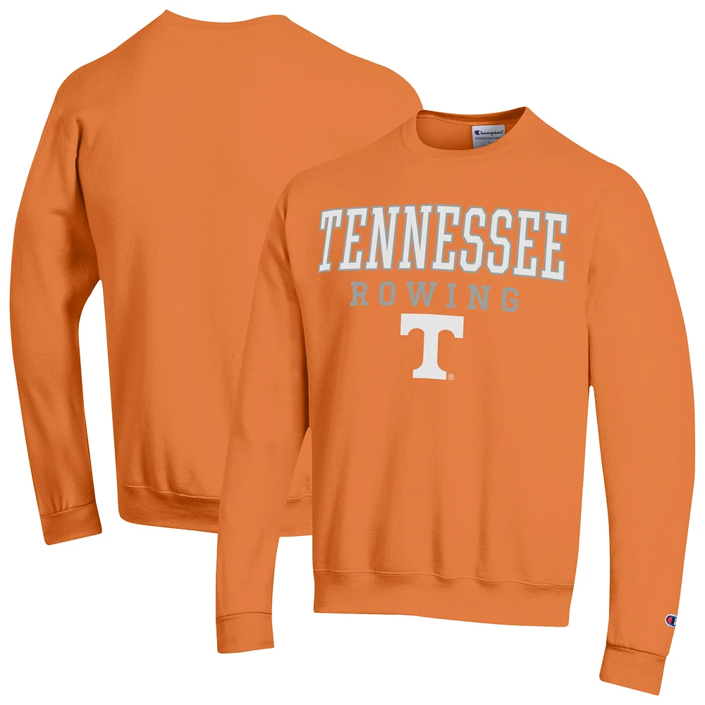 Men's Champion Orange Tennessee Volunteers Rowing Eco Powerblend Pullover Sweatshirt