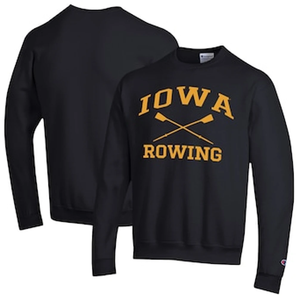 Men's Champion Iowa Hawkeyes Rowing Eco Powerblend Pullover Sweatshirt