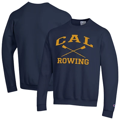 Men's Champion Navy Cal Bears Rowing Eco Powerblend Pullover Sweatshirt
