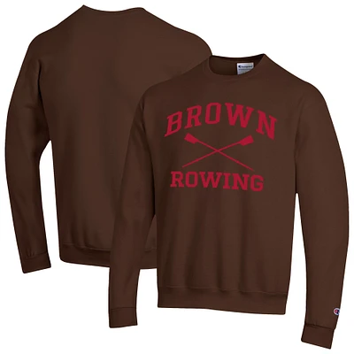 Men's Champion Brown Bears Rowing Eco Powerblend Pullover Sweatshirt