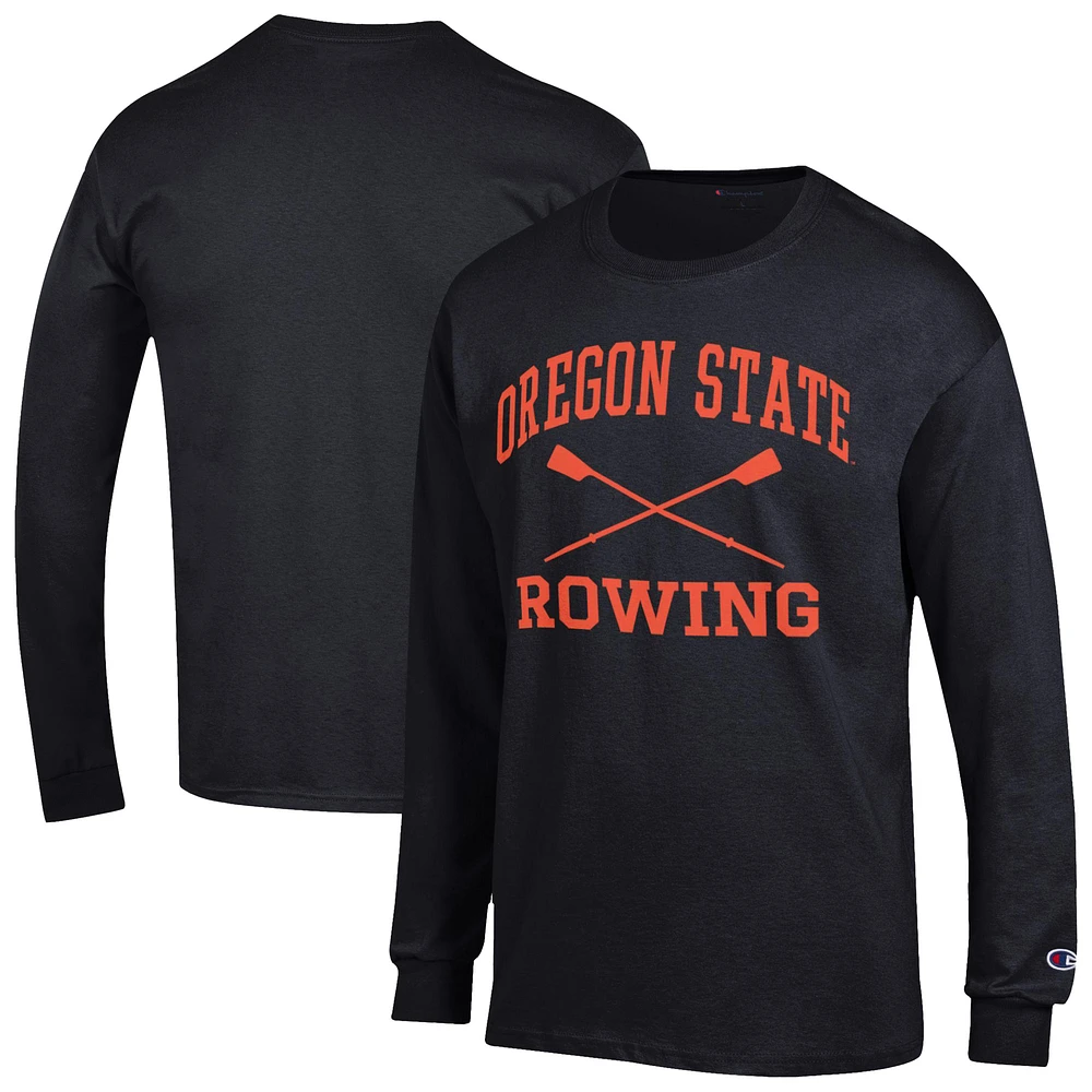 Men's Champion Oregon State Beavers Rowing Jersey Long Sleeve T-Shirt