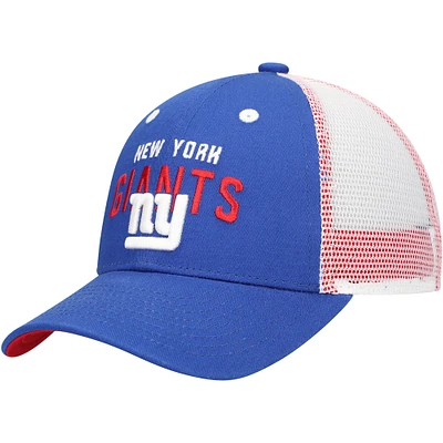 Preschool Royal New York Giants Core Lockup Trucker Adjustable hat