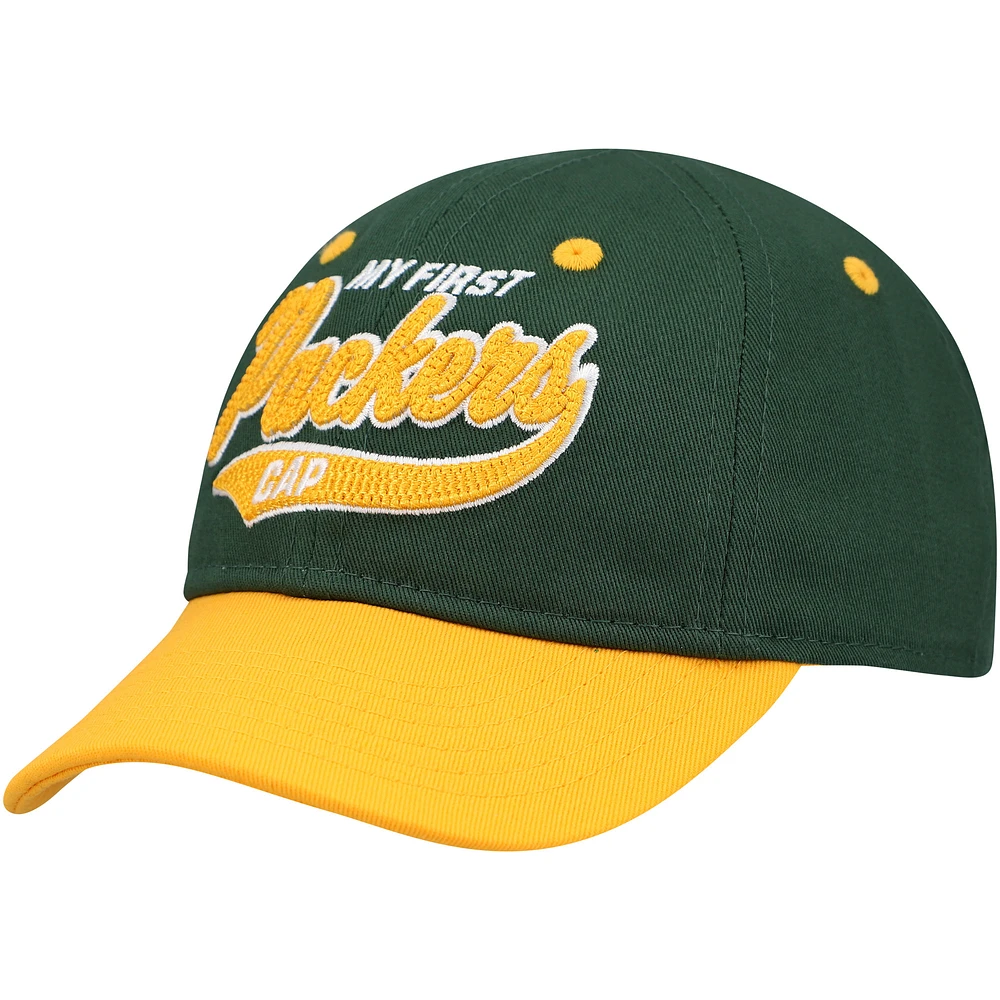 Infant Green/Gold Green Bay Packers My First Tail Sweep Slouch Flex Hat