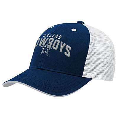 Preschool Outerstuff Navy Dallas Cowboys Core Lockup Trucker Adjustable hat