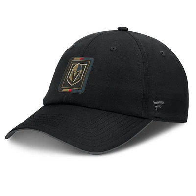 Men's Fanatics Gray/Black Vegas Golden Knights Authentic Pro Ripstop Adjustable Hat