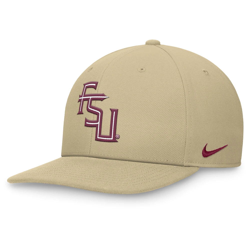 Men's Nike Gold Florida State Seminoles Primetime Pro Snapback Hat