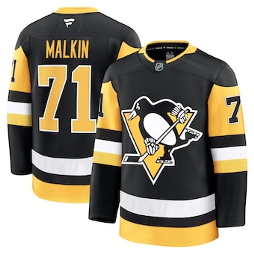Men's Fanatics Evgeni Malkin Black Pittsburgh Penguins Home Premium Jersey