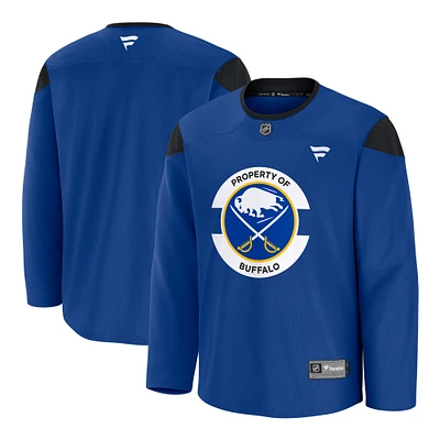 Men's Fanatics Royal Buffalo Sabres Home Practice Jersey