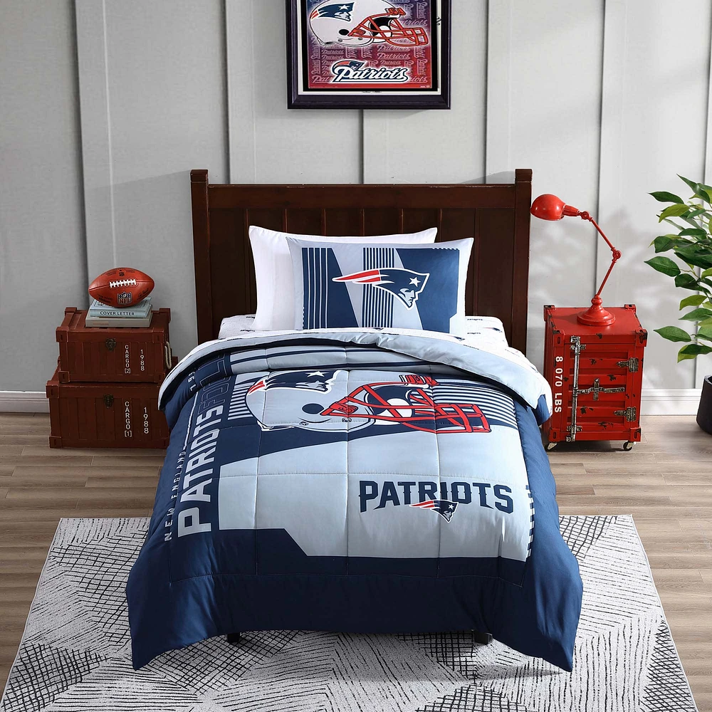 New England Patriots Twin Bed In A Bag Set