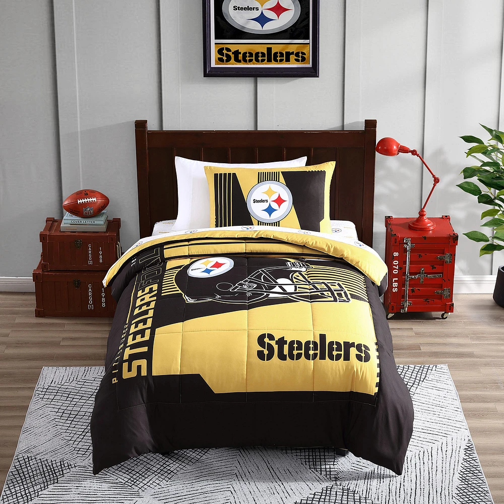 Pittsburgh Steelers Twin Bed In A Bag Set