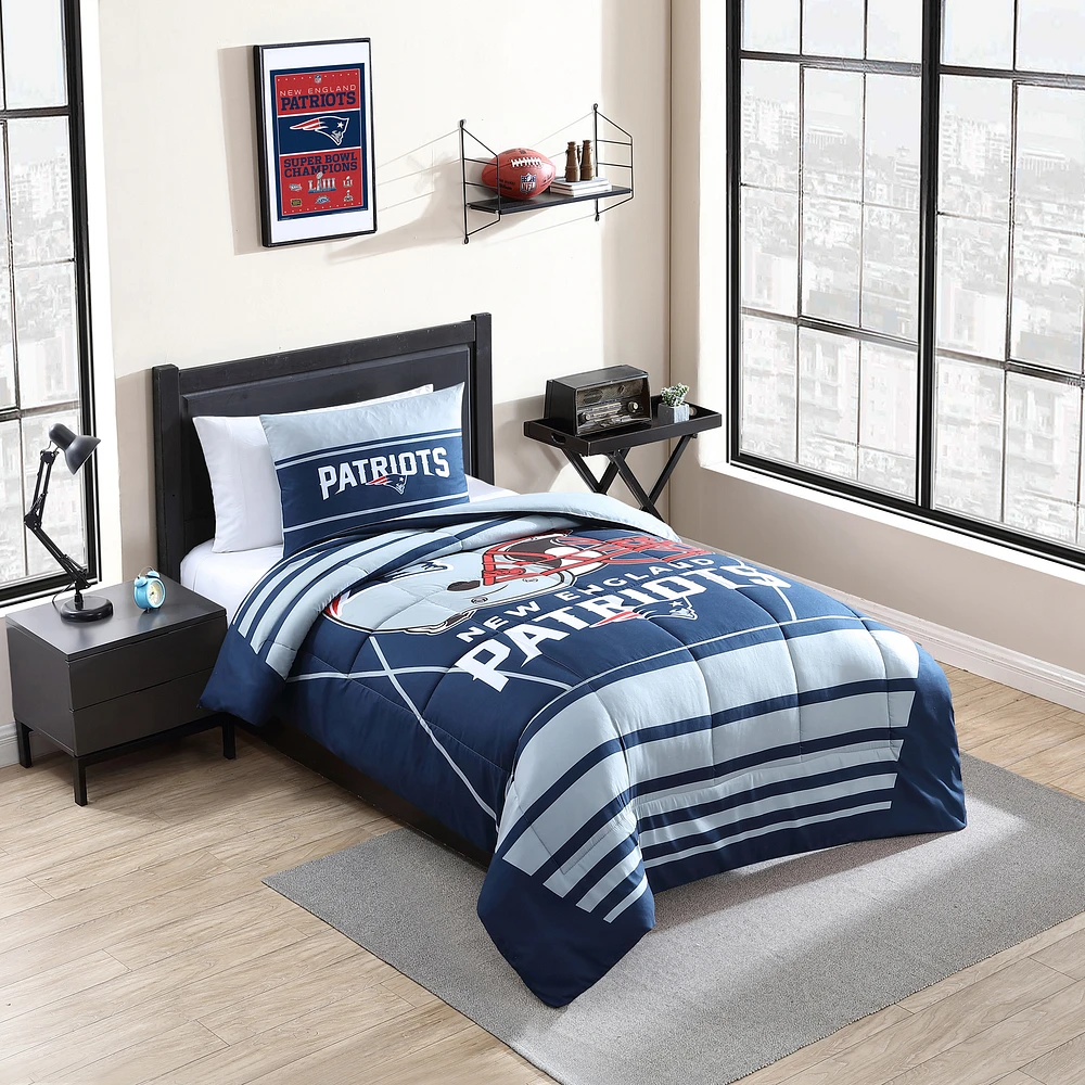 New England Patriots Twin Bedding Comforter Set
