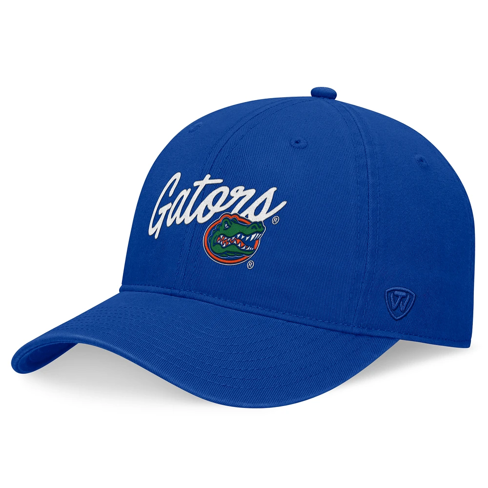 Men's Top of the World Royal Florida Gators Heritage CeeCee Adjustable Hat