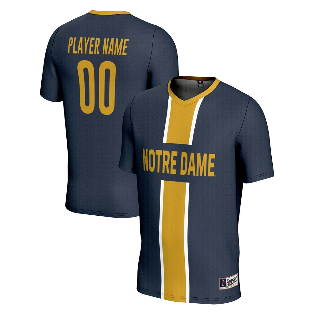 Youth GameDay Greats Navy Notre Dame Fighting Irish Pick-A-Player NIL Men's Soccer Jersey
