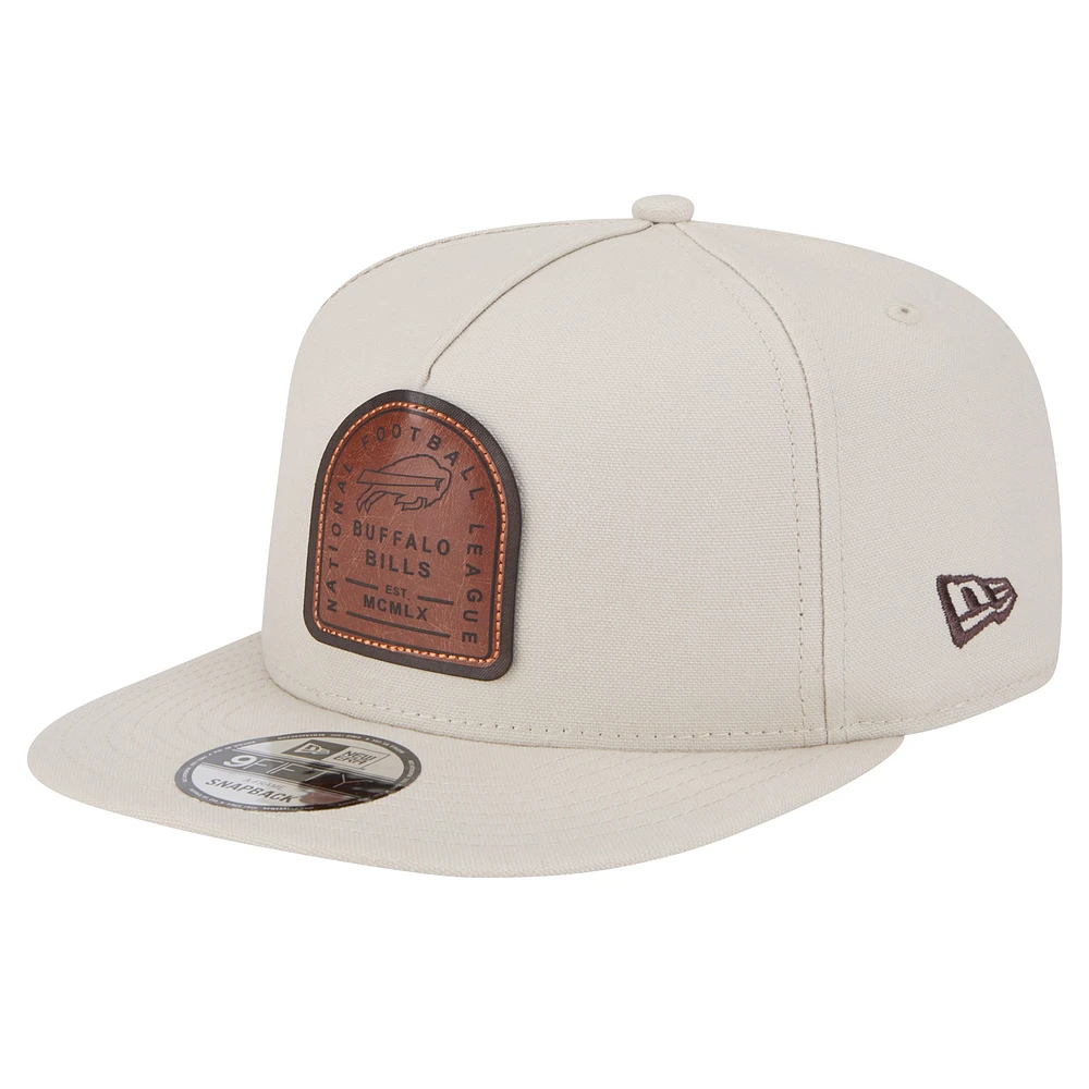 Men's New Era Stone Buffalo Bills Premier 9FIFTY Snapback Hat