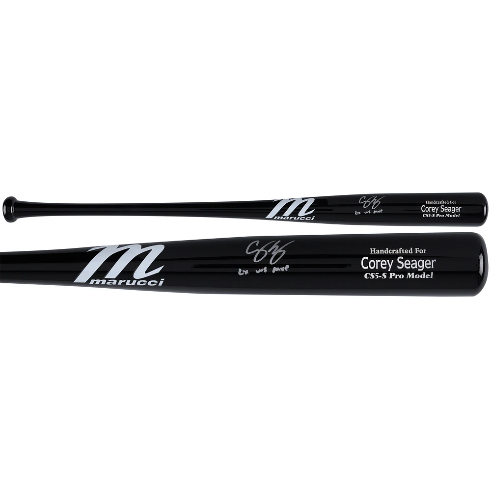 Corey Seager Texas Rangers Autographed 2023 MLB World Series Champions Marucci Game Model Bat with "2X WS MVP" Inscription