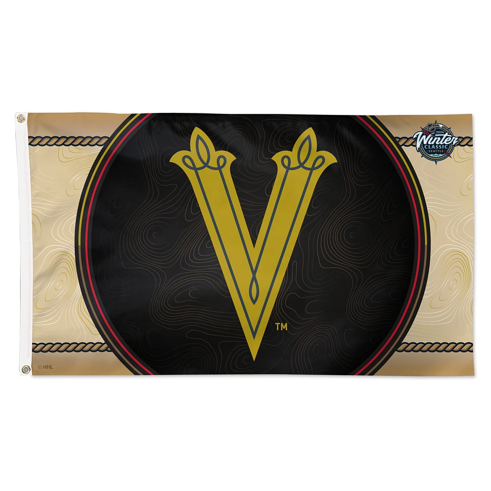WinCraft Vegas Golden Knights 2024 NHL Winter Classic 3" x 5" One-Sided Deluxe Flag