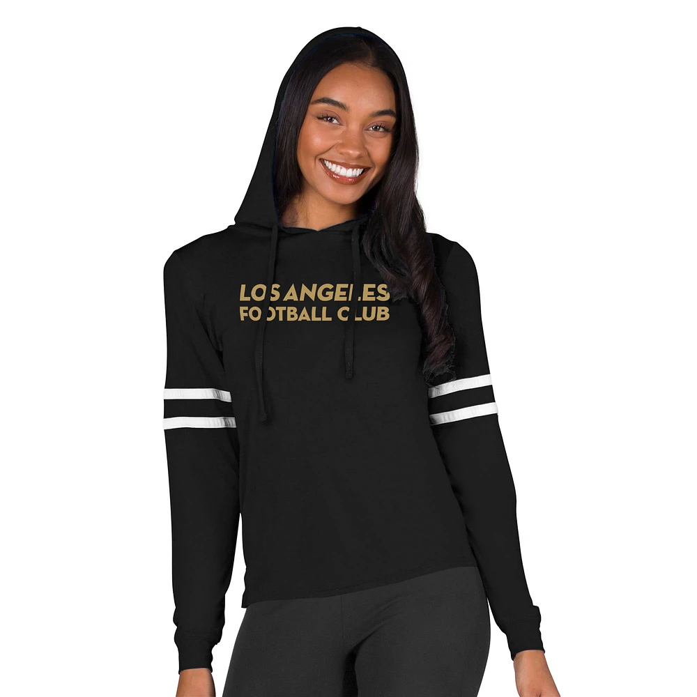 Women's Concepts Sport Black LAFC Marathon Hoodie Top