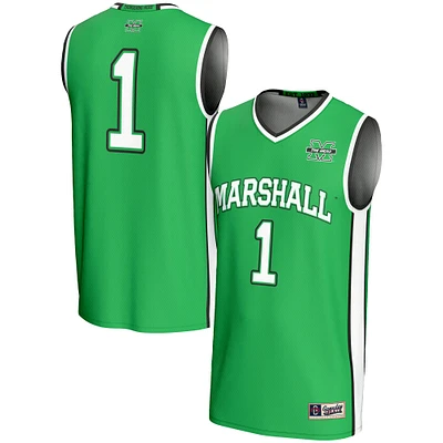 Men's GameDay Greats #1 Kelly Green Marshall Thundering Herd Lightweight Basketball Fashion Jersey