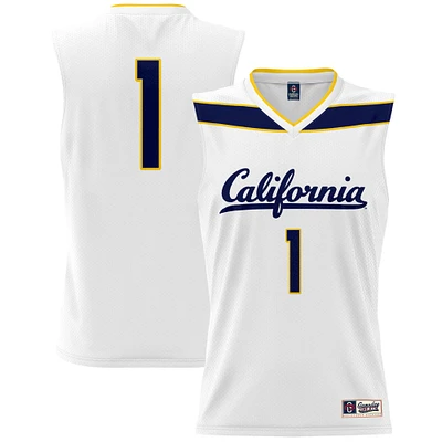 Men's GameDay Greats #1 White Cal Bears Lightweight Basketball Fashion Jersey