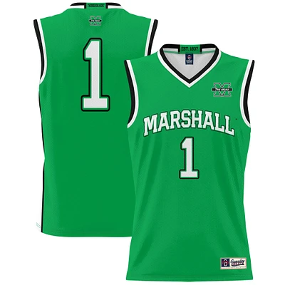 Youth GameDay Greats #1 Kelly Green Marshall Thundering Herd Lightweight Basketball Fashion Jersey