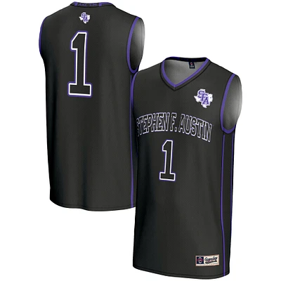 Unisex GameDay Greats Black Stephen F Austin Lumberjacks #1 Basketball Jersey