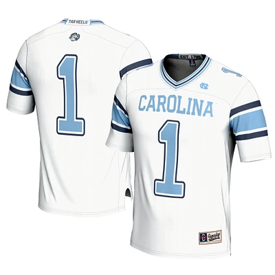 Youth GameDay Greats White North Carolina Tar Heels #1 Football Jersey