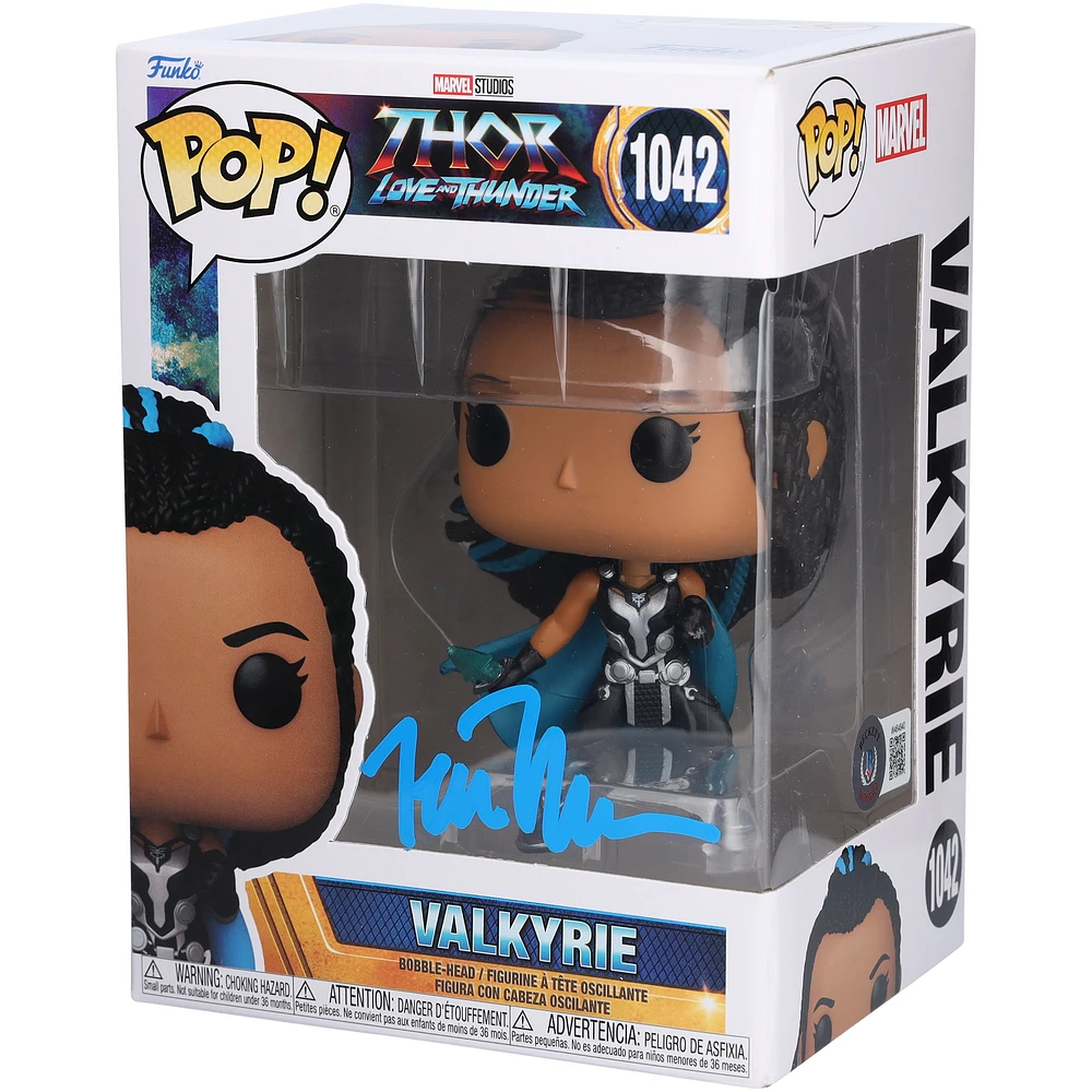 Tessa Thompson Thor: Love and Thunder Autographed Valkyrie #1042 Funko Pop! Figurine - Signed in Blue Ink - BAS