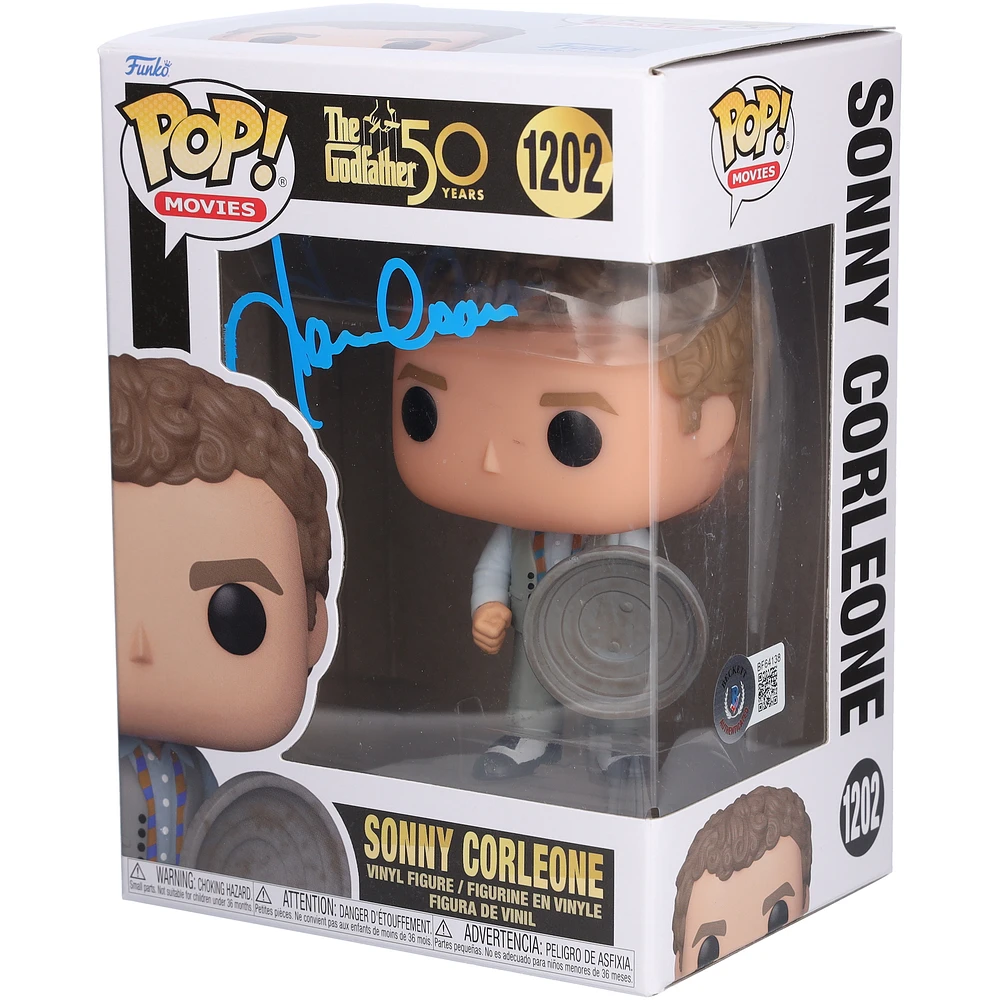 James Caan The Godfather Autographed Sonny Corleone #1202 Funko Pop! Vinyl Figure - Signed in Blue Paint - BAS