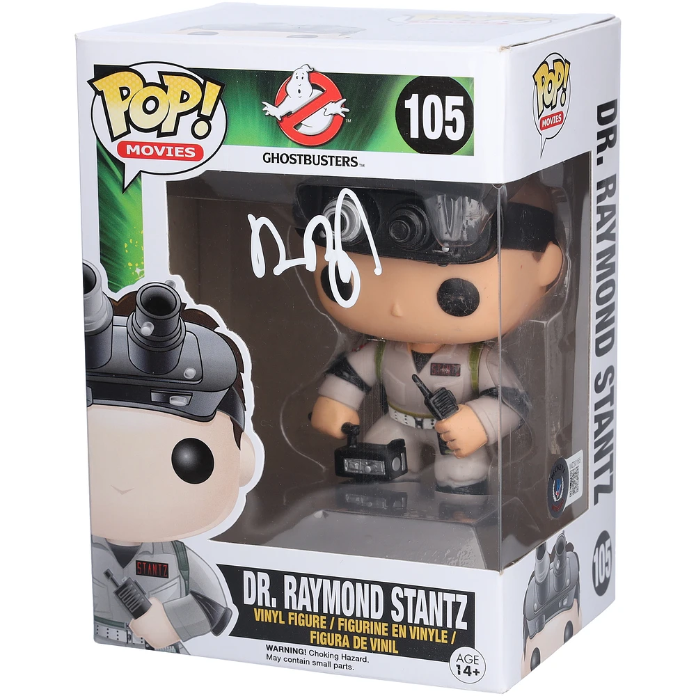 Dan Aykroyd Ghostbusters Autographed Raymond Stantz #105 Funko Pop! Vinyl Figure - Signed in White Ink - BAS