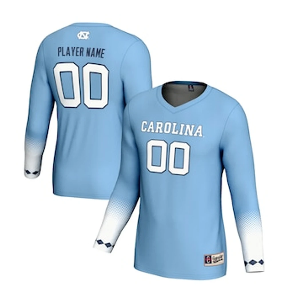Youth GameDay Greats Carolina Blue North Tar Heels Pick-A-Player NIL Women's Volleyball Jersey