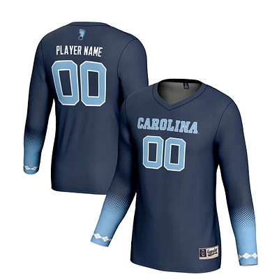 Youth GameDay Greats Navy North Carolina Tar Heels Pick-A-Player NIL Women's Volleyball Jersey