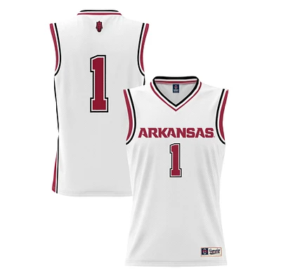 Men's GameDay Greats #1 Arkansas Razorbacks Lightweight Basketball Jersey
