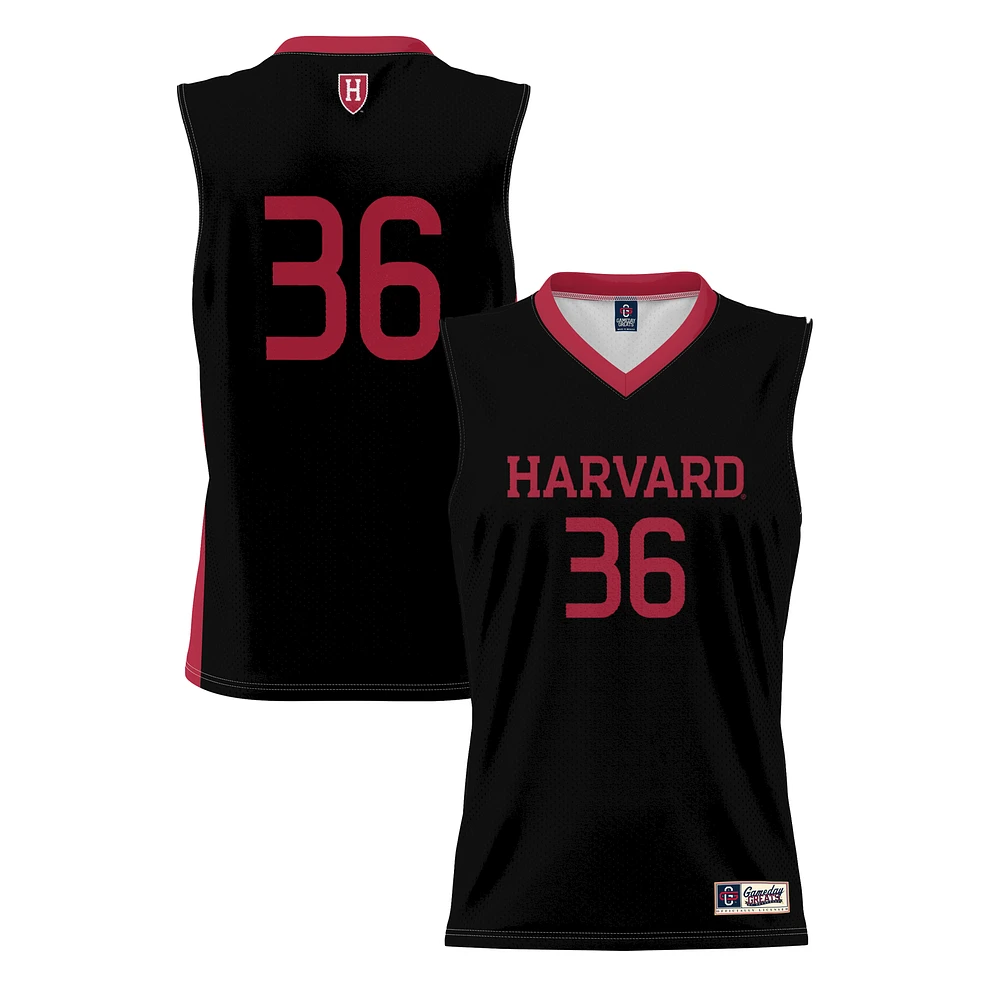 Men's GameDay Greats #36 Harvard Crimson Lightweight Basketball Jersey