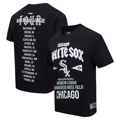 Men's Pro Standard Black Chicago White Sox Oversized City Tour T-Shirt