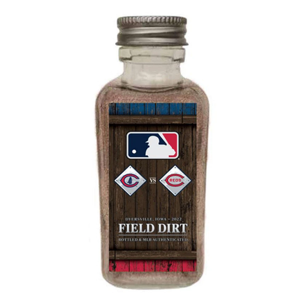 Chicago Cubs vs. Cincinnati Reds 2022 MLB at Field of Dreams Game-Used Dirt Jar
