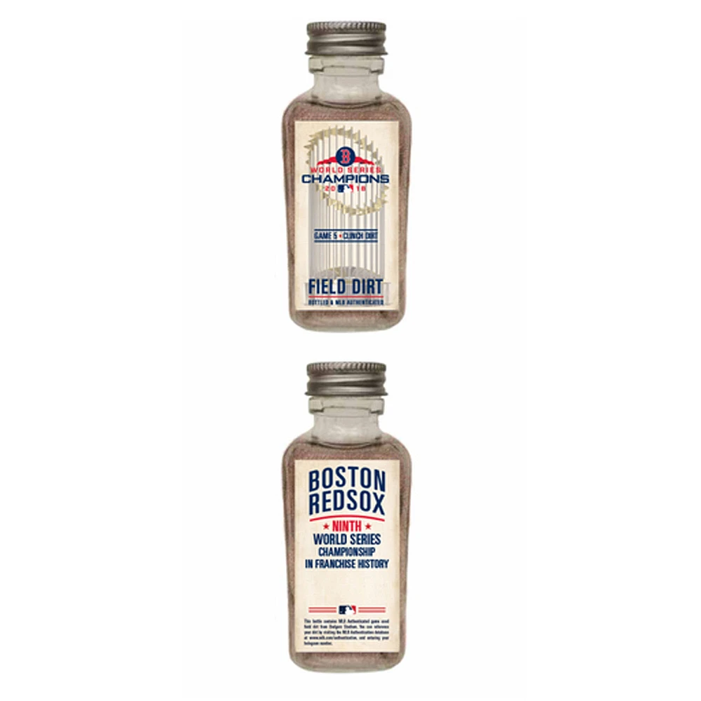 Boston Red Sox 2018 World Series Game 5 Game-Used Dirt Jar
