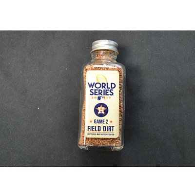 Houston Astros 2017 World Series Game 2 Game-Used Dirt Jar