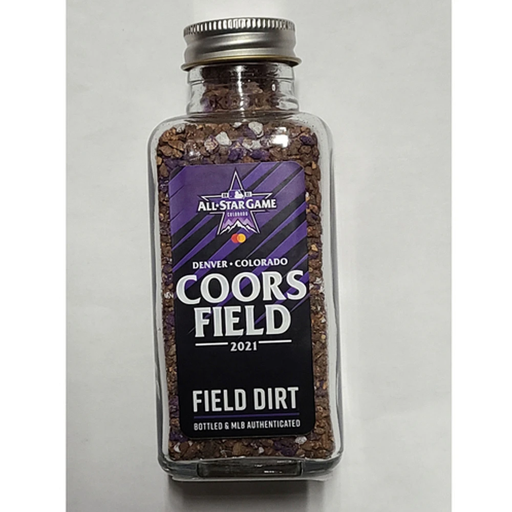 Colorado Rockies 2021 All-Star Game-Used Dirt Jar
