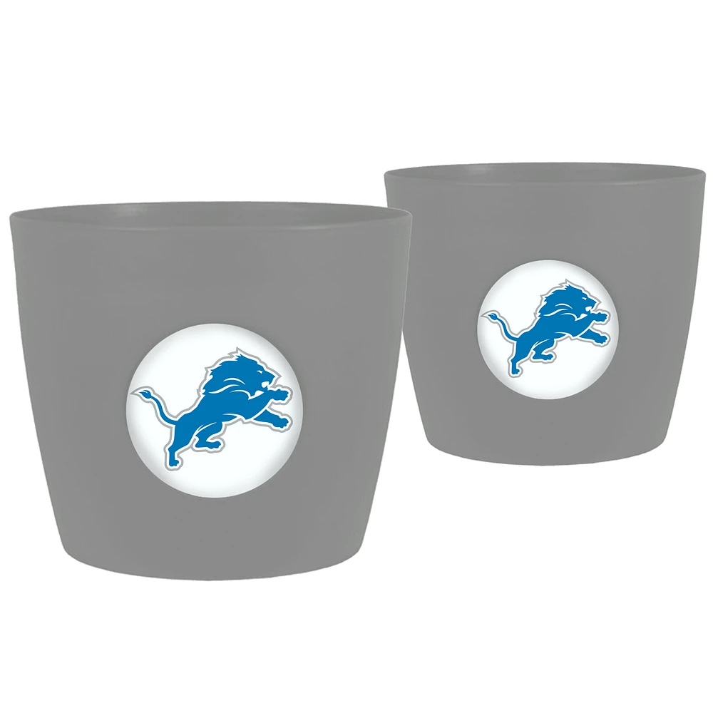 Detroit Lions Two-Pack Button Pot Set