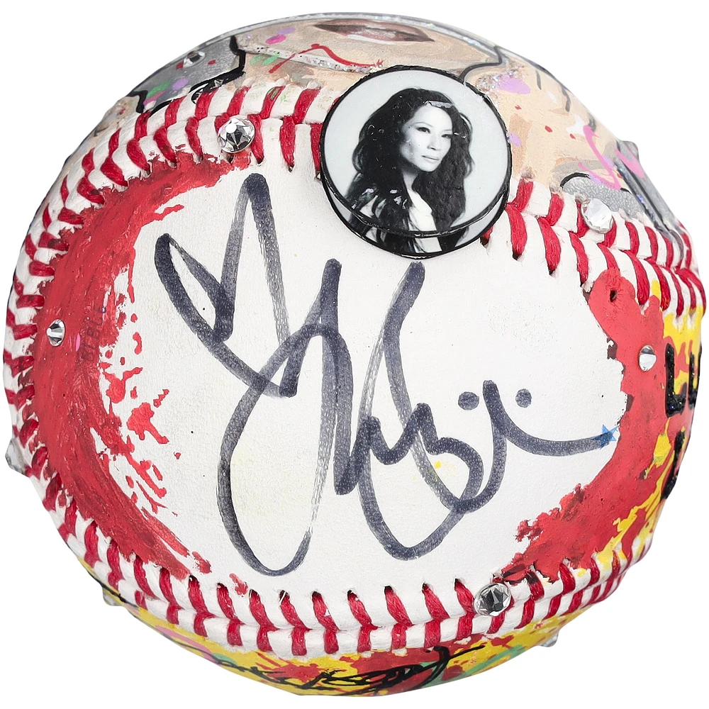 Lucy Liu Kill Bill Autographed Baseball - Art by Charles Fazzino - KK5673