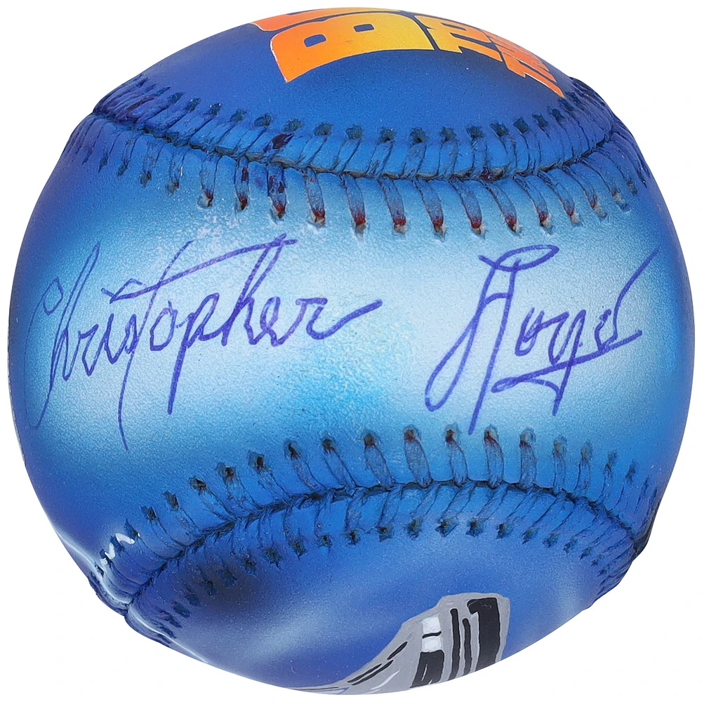 Christopher Lloyd Back to the Future Autographed Baseball - Art by Stadium Custom Kicks - #1 of Limited Edition 1 - B437469