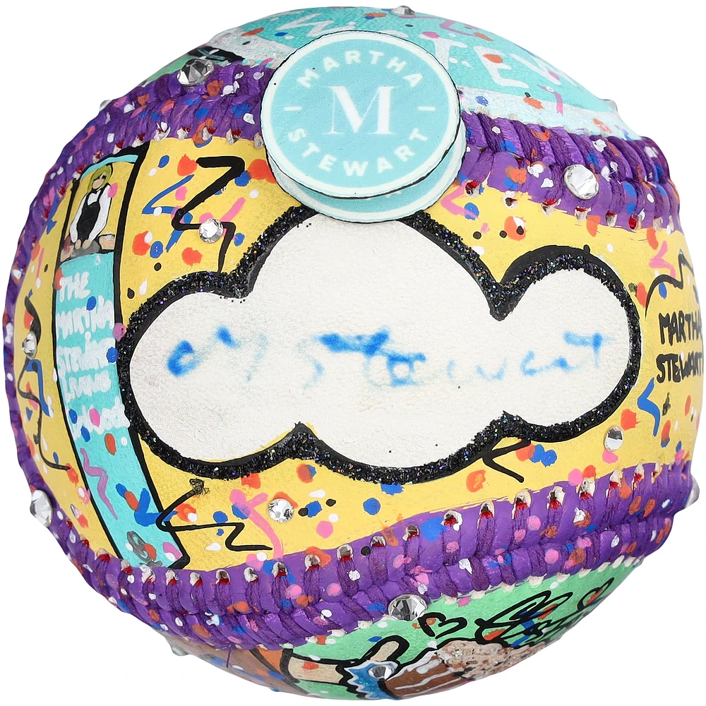 Martha Stewart Autographed Baseball - Art by Charles Fazzino - QQ23164