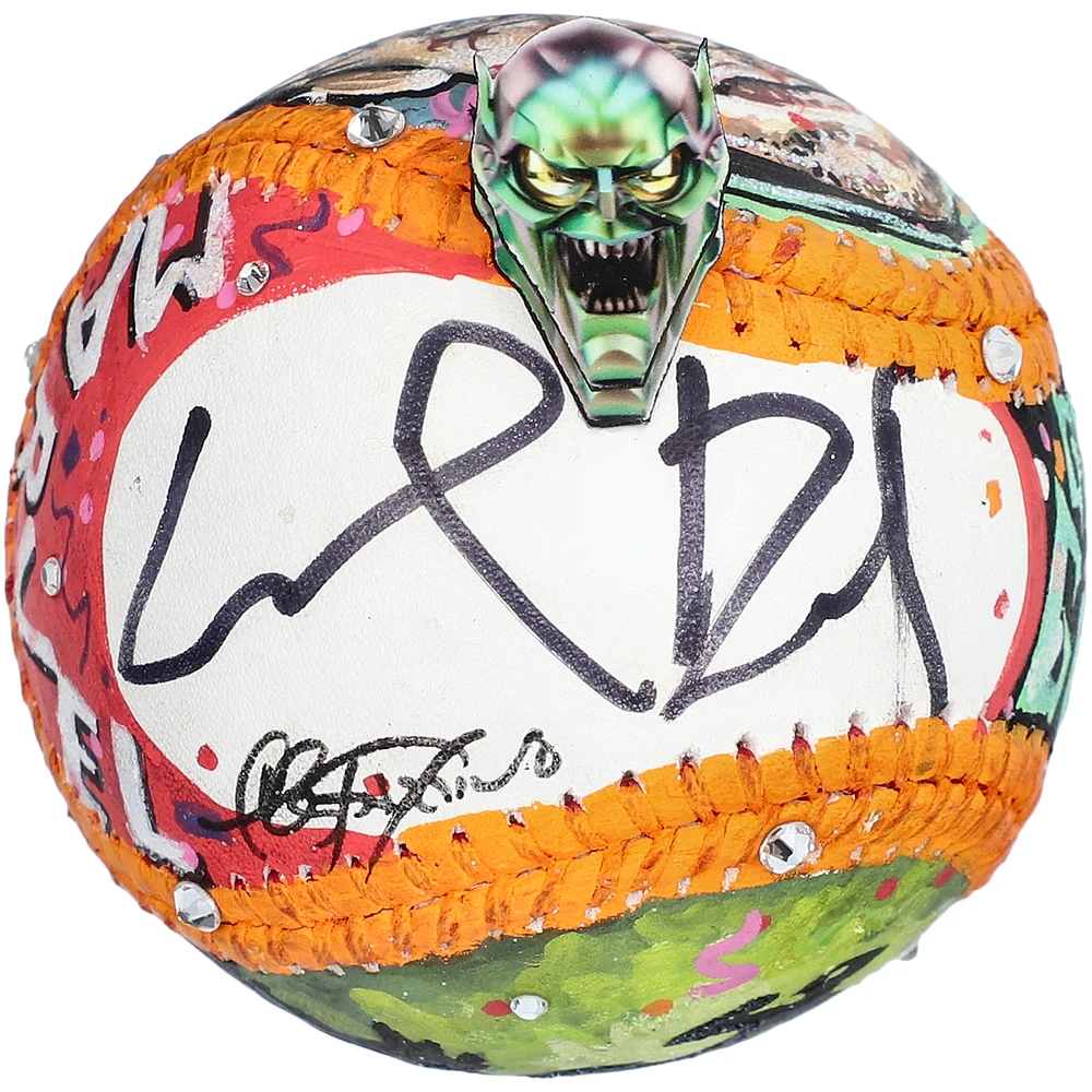 Willem Dafoe Spider-Man Autographed Baseball - Art by Charles Fazzino - B436622