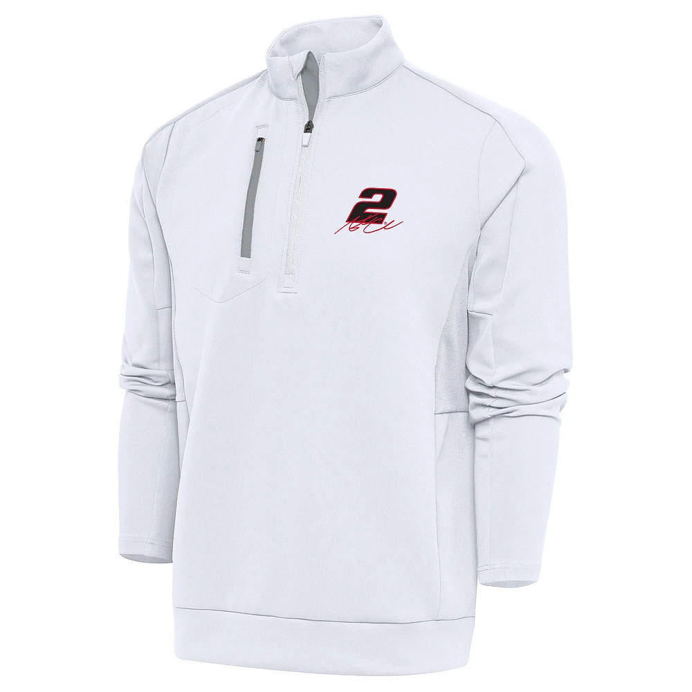 Men's Antigua Austin Cindric Generation Quarter-Zip Pullover Top