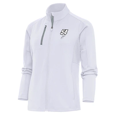 Women's Antigua White Ty Gibbs Generation Full-Zip Jacket