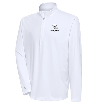 Men's Antigua Austin Dillon Tribute Quarter-Zip Pullover Top