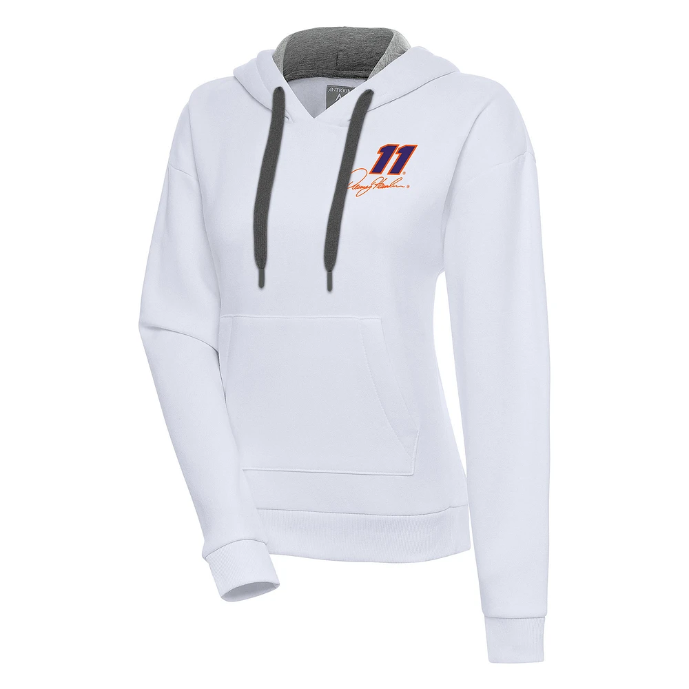 Women's Antigua Denny Hamlin Victory Pullover Hoodie
